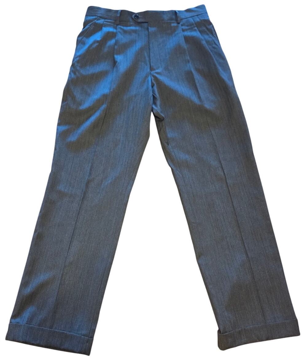 Jos. A. Bank Signature Dark Grey 100% Wool Suit Pants